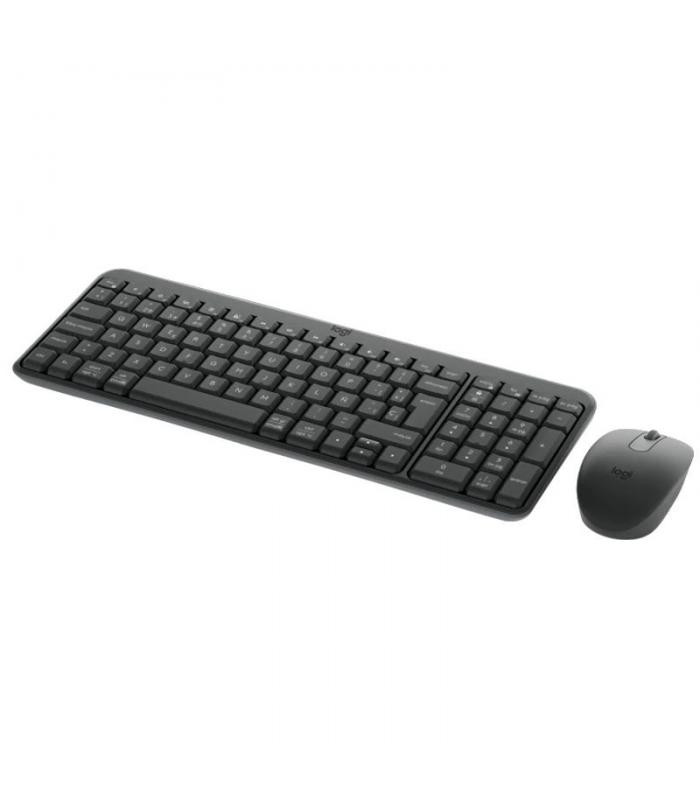 Teclado + mouse logitech mk250 inalambrico negro