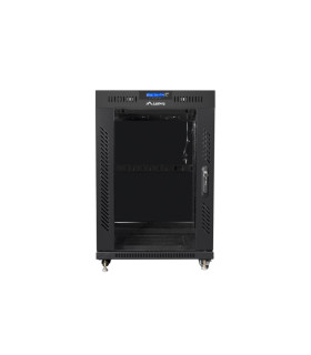Armario lanberg rack 19 pulgadas 15u 600x600 negro