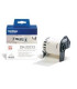 Etiquetas cinta continua brother pelicula plastica blanca dk22212 29mmx30.48 ql - 1050 -  ql - 1050n ql - 1060n ql - 500 ql - 50