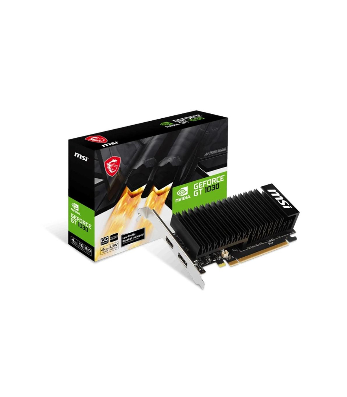 Tarjeta grafica msi nvidia gt 1030 4ghd4 lp oc 4gb ddr4