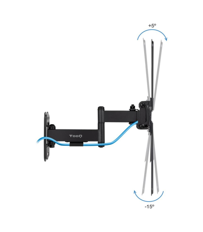 Soporte pared tv tooq vesa hasta 55 pulgadas 400x400mm max 25kg articulado