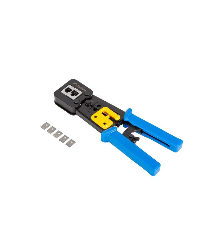 Crimpadora lanberg pass through rj45 - rj11 - rj12