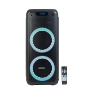 Altavoz portatil fonestar party - duo bluetooth -  100w - mando a distancia