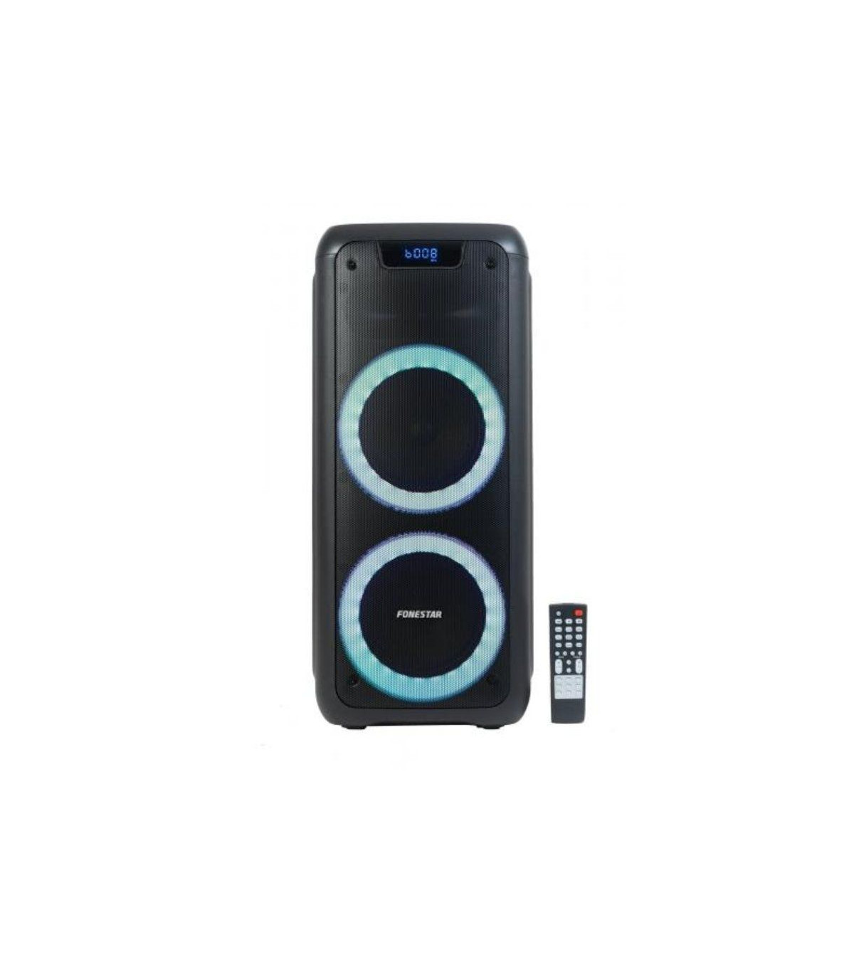 Altavoz portatil fonestar party - duo bluetooth -  100w - mando a distancia