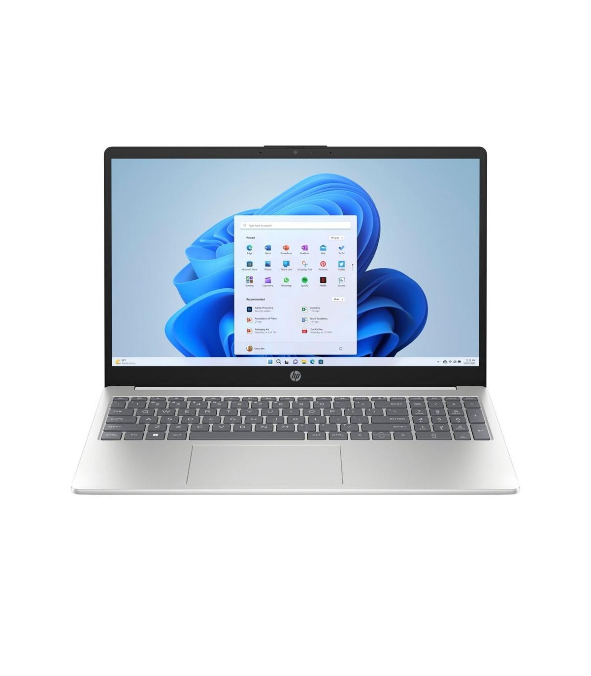 Portatil hp 15 - fd0330ns i3 - n305 15.6 pulgadas -  8gb -  ssd 512gb -  w11 -  cubierta blanco
