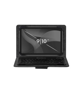 Funda universal phoenix para tablet hasta 10 pulgadas universal teclado bluetooth negra