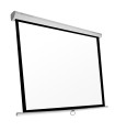 Pantalla manual videoproyector pared y techo phoenix 80´´ 1.4m x 1.4m ratio 1:1 - 16:9 - 4:3 posicion ajustable - carcasa blanca