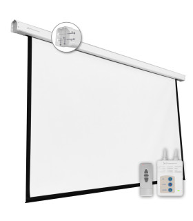 Pantalla eléctrica proyección 135 pulgadas