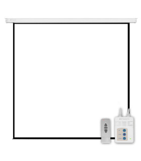 Pantalla electrica videoproyector pared y techo phoenix 135´´ratio 1:1 - 4:3 - 16:9 2.4m x 2.4m posicion adjustable - carcasa bl