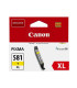 Cartucho tinta canon cli 581 y xl amarillo pixma tr7550 - tr8550 - ts6150 - ts6151 - ts8150 - ts8151 - ts8152 - ts9150 - ts9155