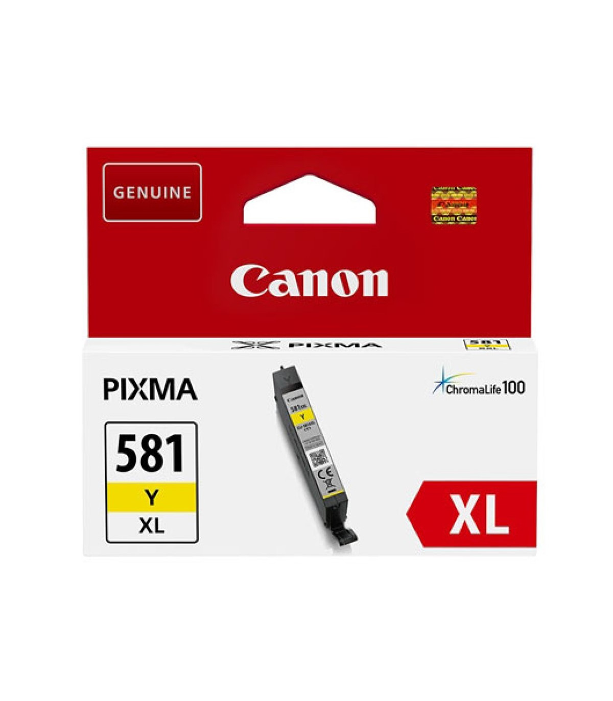 Cartucho tinta canon cli 581 y xl amarillo pixma tr7550 - tr8550 - ts6150 - ts6151 - ts8150 - ts8151 - ts8152 - ts9150 - ts9155