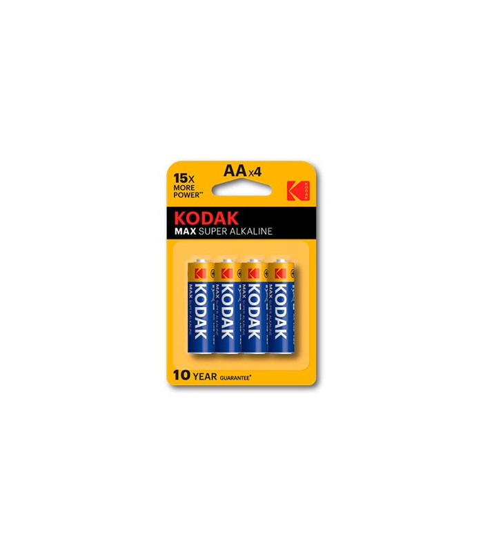 Blister pilas kodak alcalina max aa lr6 1.5v -  blister blister 4 pilas