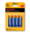 Blister pilas kodak alcalina max aa lr6 1.5v - blister blister 4 pilas