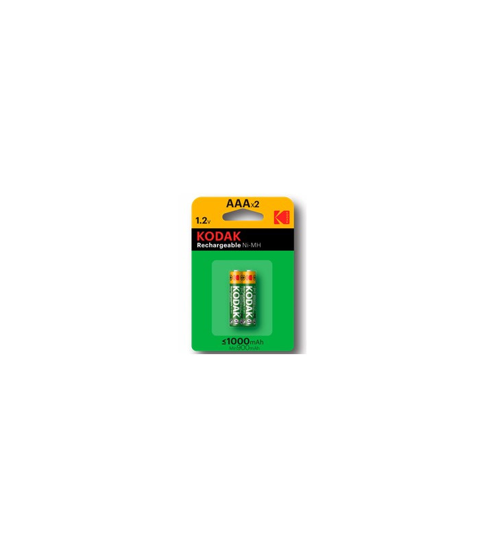 Blister pilas kodak recargables ni - mh aaa lr3 1000 mah -  blister 2 pilas