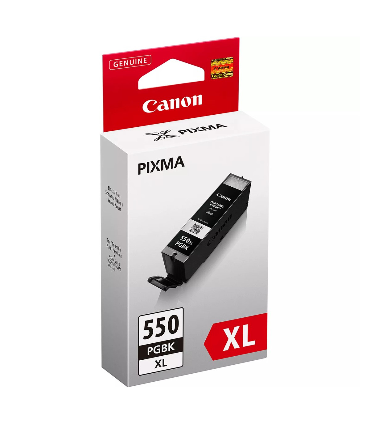 Cartucho tinta canon pgi 550 xl pgbk negro pigmentado  mg5450 - ip7250