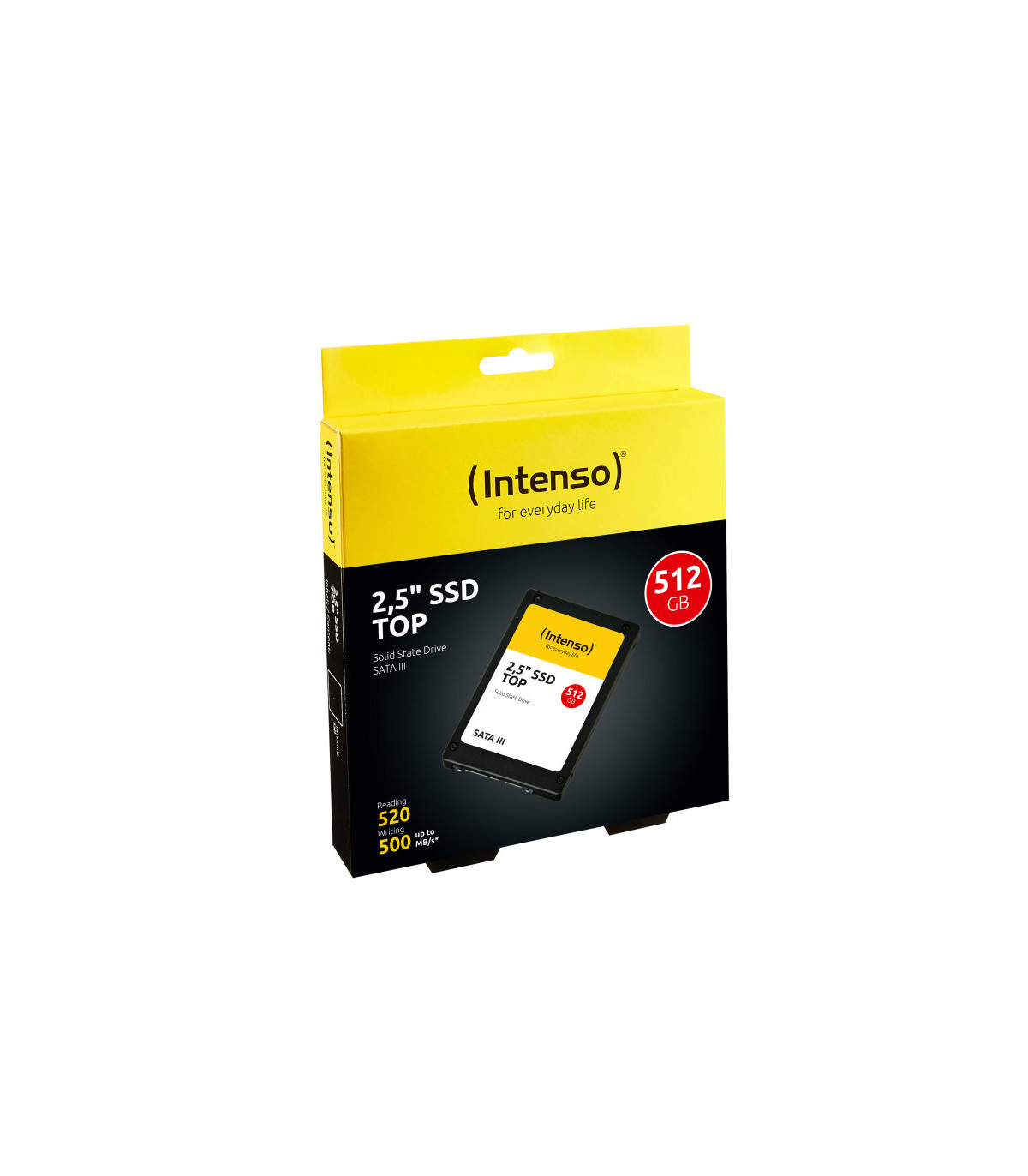 Disco duro interno solido ssd intenso top performance 512gb 2.5 pulgadas sata3