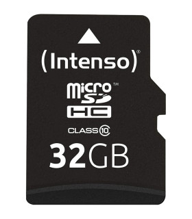 Tarjeta memoria micro sd intenso 32gb cl10 + adaptador sd
