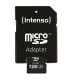 Tarjeta memoria micro sd intenso 128gb cl10 + adaptador sd