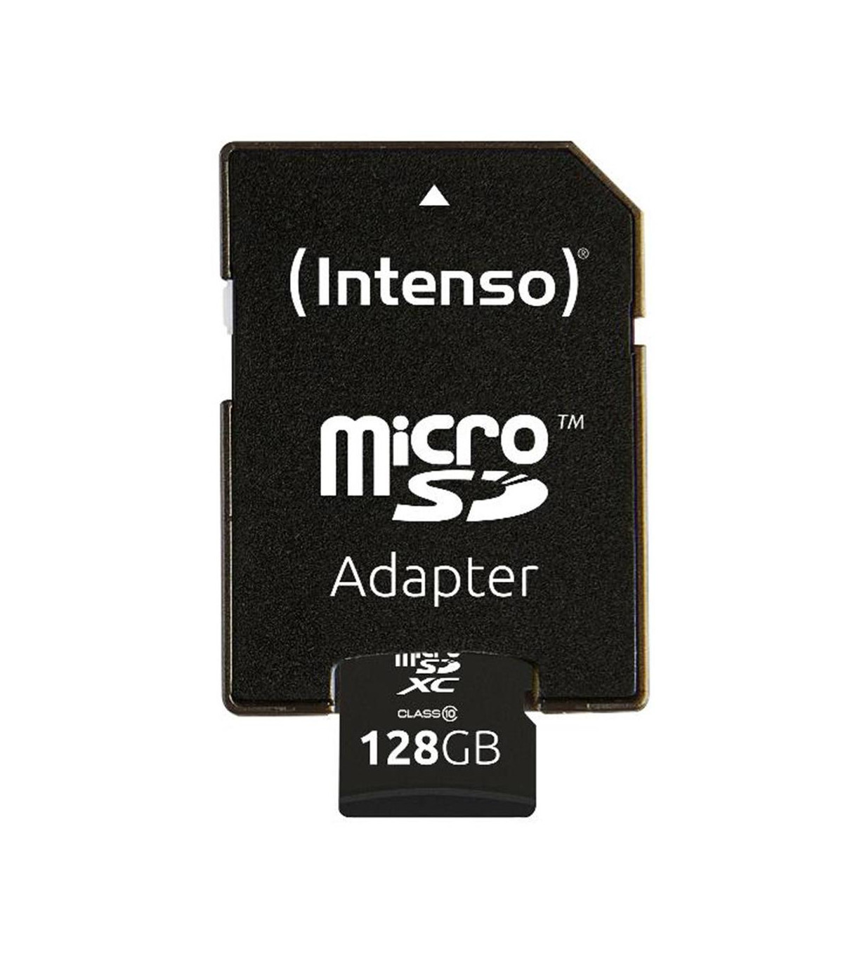 Tarjeta memoria micro sd intenso 128gb cl10 + adaptador sd
