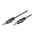 Cable audio ewent jack 3.5 macho macho 1.5 metros negro