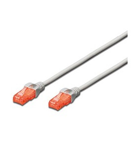 Cable red ewent latiguillo utp cat6 rj45 2m gris
