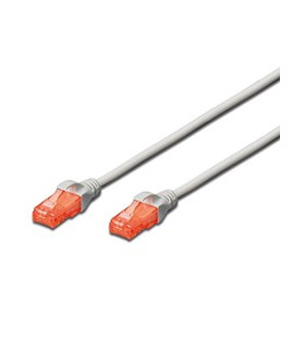 Cable red ewent latiguillo rj45 utp cat6 3m gris