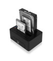 Estacion de acoplamiento ewent para unidad de disco duro y de estado solido sata 2.5 pulgadas y 3.5 pulgadas - usb 3.0
