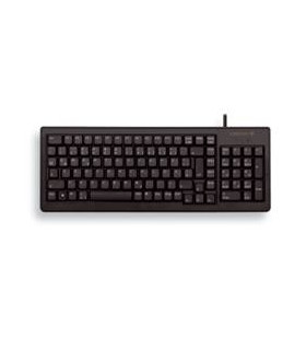 Teclado cherry slim reducida pad numerico usb negro