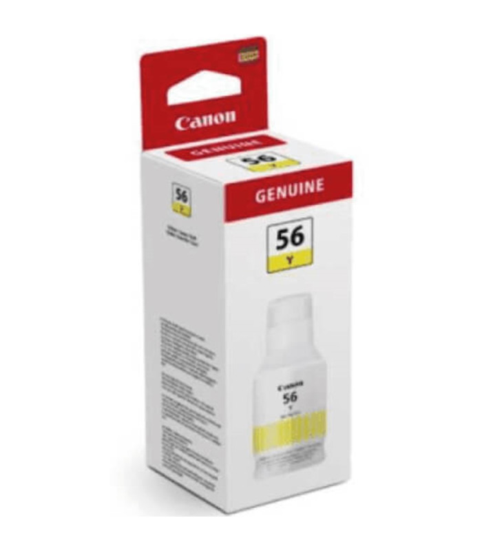 Botella tinta canon gi - 56y amarillo 135ml 14881 paginas