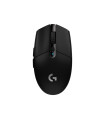 Mouse raton logitech g305 lightspeed optico wireless inalambrico 12000ppp 6 botones negro