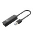 Adaptador usb 3.2 a rj45 ewent ew1017 macho -  hembra - negro