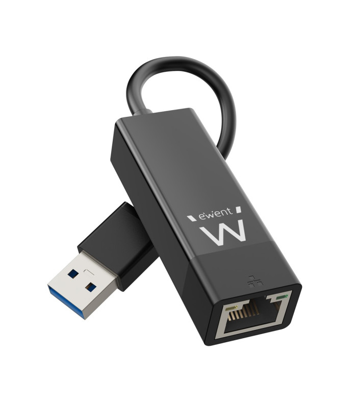 Adaptador usb 3.2 a rj45 ewent ew1017 macho -  hembra - negro
