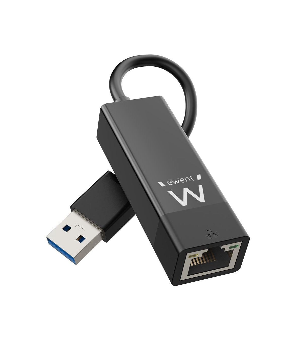 Adaptador usb 3.2 a rj45 ewent ew1017 macho -  hembra - negro