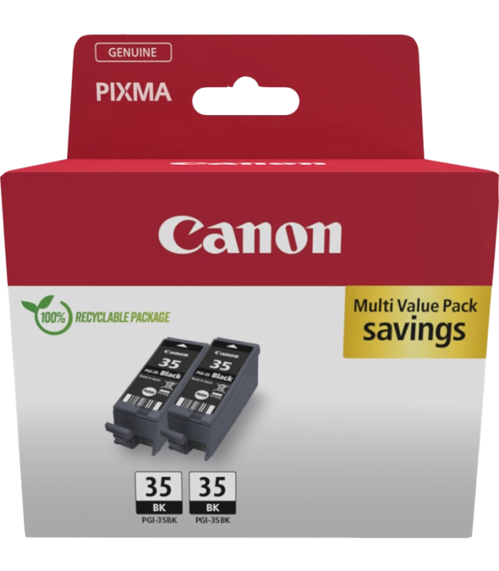 Cartucho tinta canon pgi - 35 twin pack