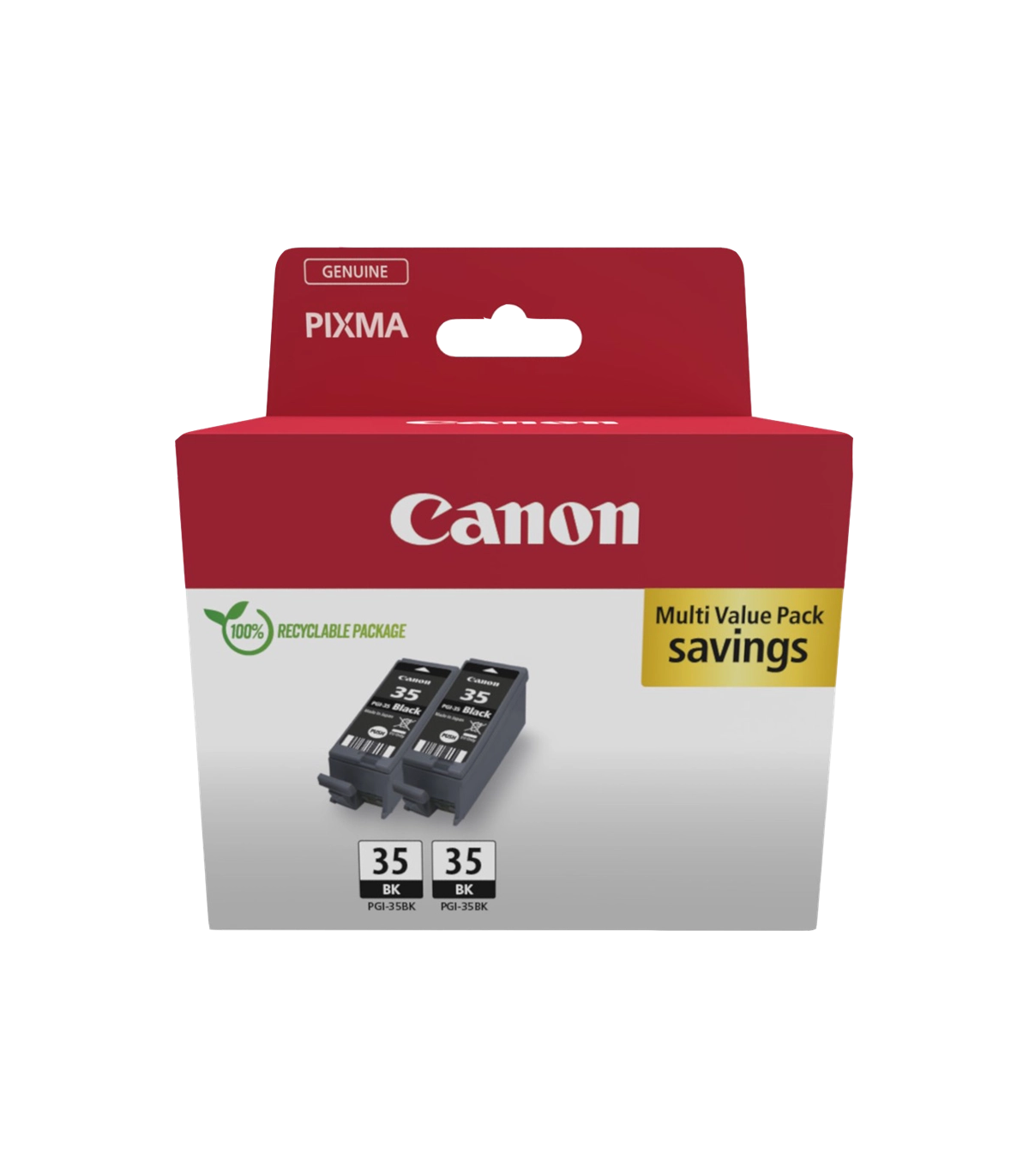 Cartucho tinta canon pgi - 35 twin pack