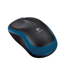 Mouse raton logitech m185 optico wireless inalambrico azul 2.4ghz