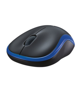Mouse raton logitech m185 optico wireless inalambrico azul 2.4ghz