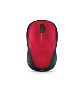 Mouse raton logitech m235 optico wireless inalambrico rojo