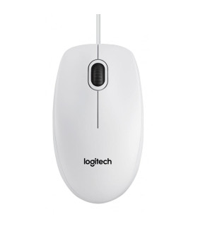 Mouse raton logitech b100 optico usb 2.0 blanco