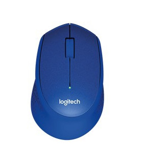 Mouse raton logitech m330 optico wireless inalambrico silent plus azul