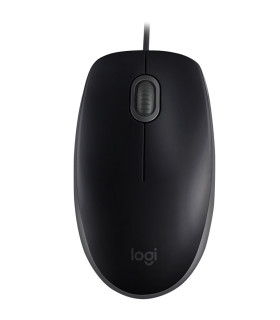 Mouse raton logitech b110 silent optico usb negro