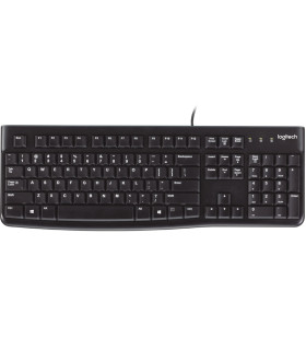 Teclado logitech k120 usb negro frances