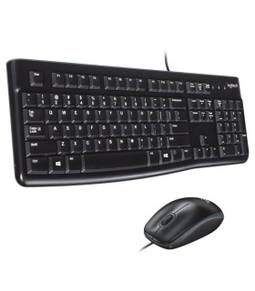 Combo teclado y raton logitech mk120 optico usb 2.0 negro