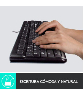Combo teclado y raton logitech mk120 optico usb 2.0 negro