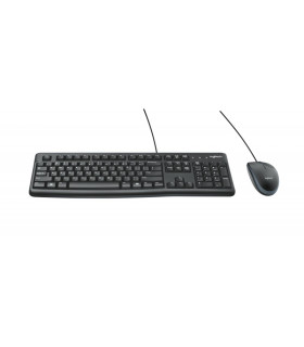 Teclado + mouse logitech mk120 usb 2.0 ingles