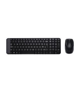 Teclado + mouse logitech mk220 wireless inalambrico ingles (eeuu)
