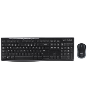 Teclado + mouse logitech mk270 wireless inalambrcio frances