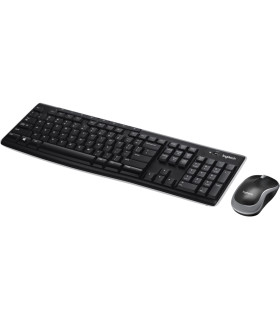 Teclado + mouse logitech mk270 wireless inalambrcio frances
