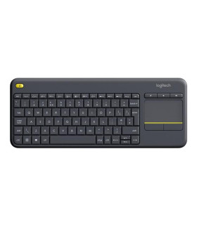 Teclado logitech k400 plus touch keyboard negro wireless inalambrico