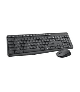 Teclado + mouse logitech mk235 wireless inalambrico portugues
